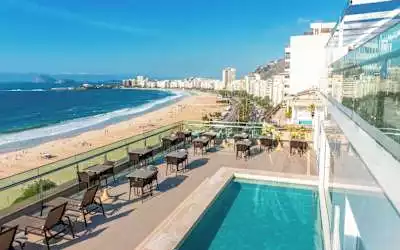 Hotel Arena Copacabana mit 99 % Empfehlungsrate Hotel Arena Copacabana in Rio de Janeiro