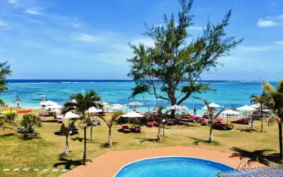 Hotel Silver Beach mit 90 % Empfehlungsrate Hotel Silver Beach in Trou d'Eau Douce