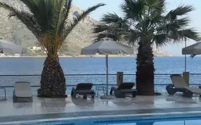 Hotel Plaza mit 95 % Empfehlungsrate Hotel Plaza in Massouri Kalymnos