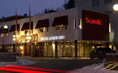 Hotel Scandic Kungens Kurva Stockholm mit 99 % Empfehlungsrate Hotel Scandic Kungens Kurva Stockholm in Mälarhöjden