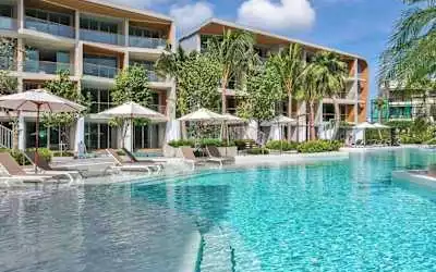 Wyndham Grand Nai Harn Beach Phuket mit 99 % Empfehlungsrate Wyndham Grand Nai Harn Beach Phuket in Nai Harn