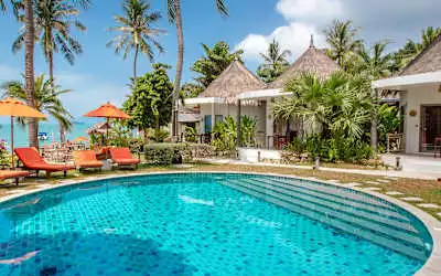 Secret Garden Beach Bungalows mit 100 % Empfehlungsrate Secret Garden Beach Bungalows in Big Buddha Beach - Bang Po Beach