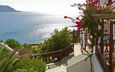 Aegean Village Beachfront Resort mit 98 % Empfehlungsrate Aegean Village Beachfront Resort in Amoopi