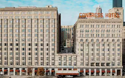 Hotel The Congress Plaza mit 92 % Empfehlungsrate Hotel The Congress Plaza in Chicago